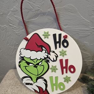 The Grinch Handmade‎ Door Sign